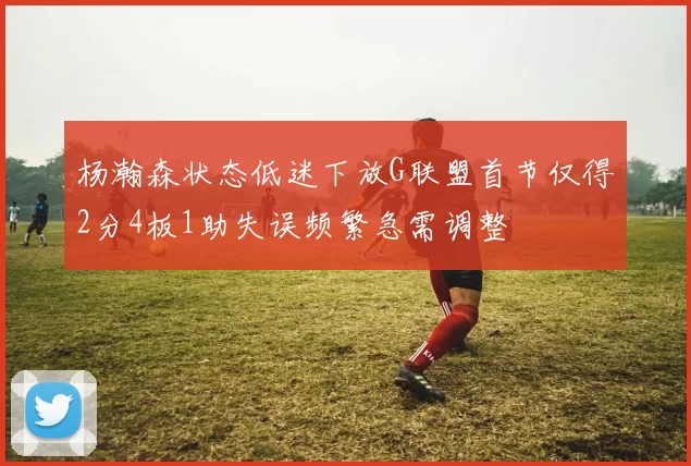 杨瀚森状态低迷下放G联盟首节仅得2分4板1助失误频繁急需调整